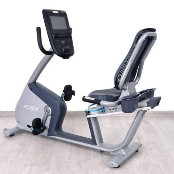 Precor UBK 885 Upright Bike with P82 Console - Commercial Gym Equipment